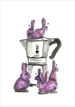 Laden Sie das Bild in den Galerie-Viewer, Bialetti Pinke Hasen
