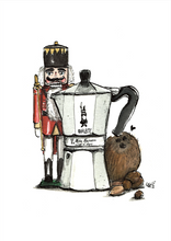 Laden Sie das Bild in den Galerie-Viewer, Nussknacker Bialetti Illustration