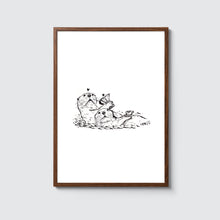 Laden Sie das Bild in den Galerie-Viewer, Otter Illustration
