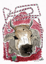 Laden Sie das Bild in den Galerie-Viewer, "Cranberry Cow" Illustration