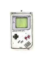 Laden Sie das Bild in den Galerie-Viewer, Gameboy Classic (Retro / Original) - Illustration
