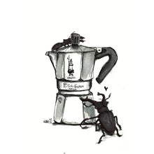 Laden Sie das Bild in den Galerie-Viewer, NEU! Bialetti Love - COFFEE ART / LIMITED EDTION (Fine-Art Print 50x70 cm)
