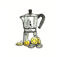 Laden Sie das Bild in den Galerie-Viewer, NEU! Bialetti Love - COFFEE ART / LIMITED EDTION (Fine-Art Print 50x70 cm)