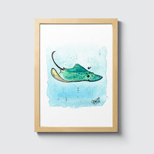 Laden Sie das Bild in den Galerie-Viewer, Rochen - Illustration