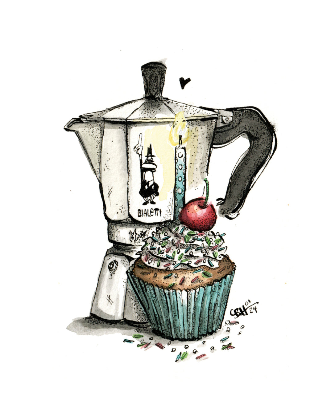 Bialetti mit Muffin