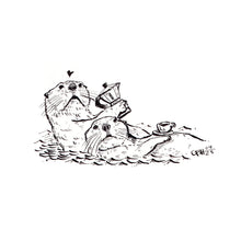 Laden Sie das Bild in den Galerie-Viewer, Otter Illustration
