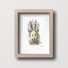 Laden Sie das Bild in den Galerie-Viewer, Osterhamster 2020 (Corona-Version mit Klopapier) Postkarte DIN A6
