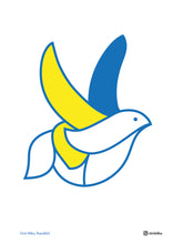 Laden Sie das Bild in den Galerie-Viewer, PeaceBird - UKRAINE - EDITION  (Chris Hillus) (90% wird gespendet)
