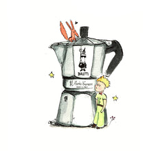 Laden Sie das Bild in den Galerie-Viewer, NEU! Bialetti Love - COFFEE ART / LIMITED EDTION (Fine-Art Print 50x70 cm)
