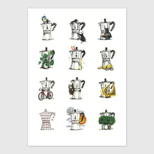 Laden Sie das Bild in den Galerie-Viewer, NEU! Bialetti Love - COFFEE ART / LIMITED EDTION (Fine-Art Print 50x70 cm)
