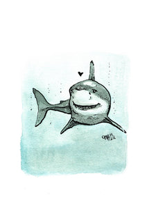 Sharky Shark....  Haifisch Illustration