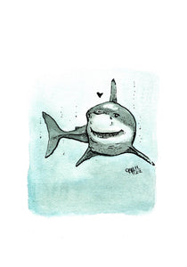 Sharky Shark....  Haifisch Illustration