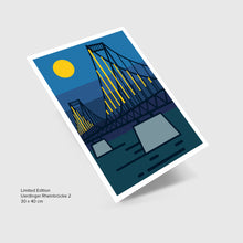 Laden Sie das Bild in den Galerie-Viewer, Uerdinger Rheinbrücke, 2 Druckgrafiken, LIMITED EDITION Set
